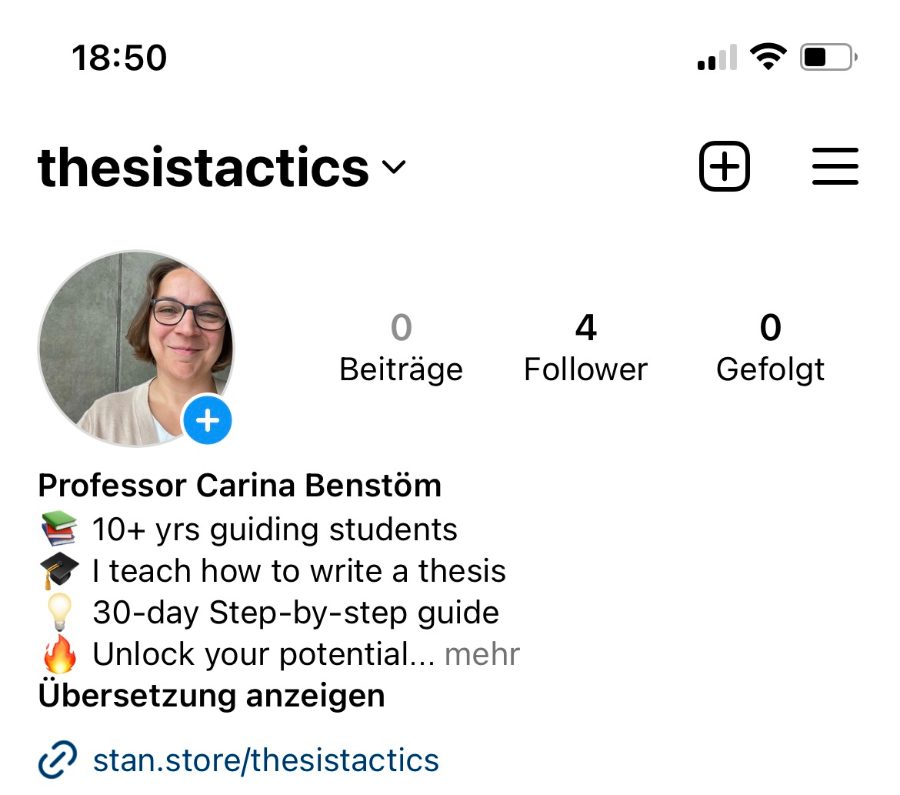 2023: Start of the Instagram account