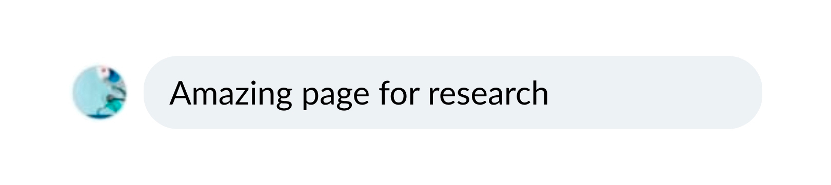 Student message