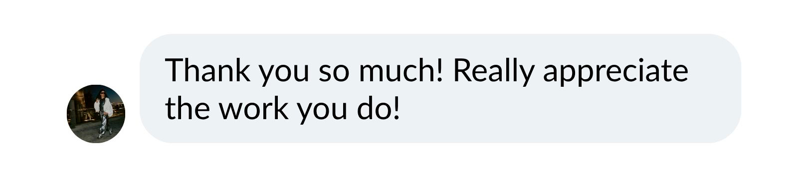 Student message