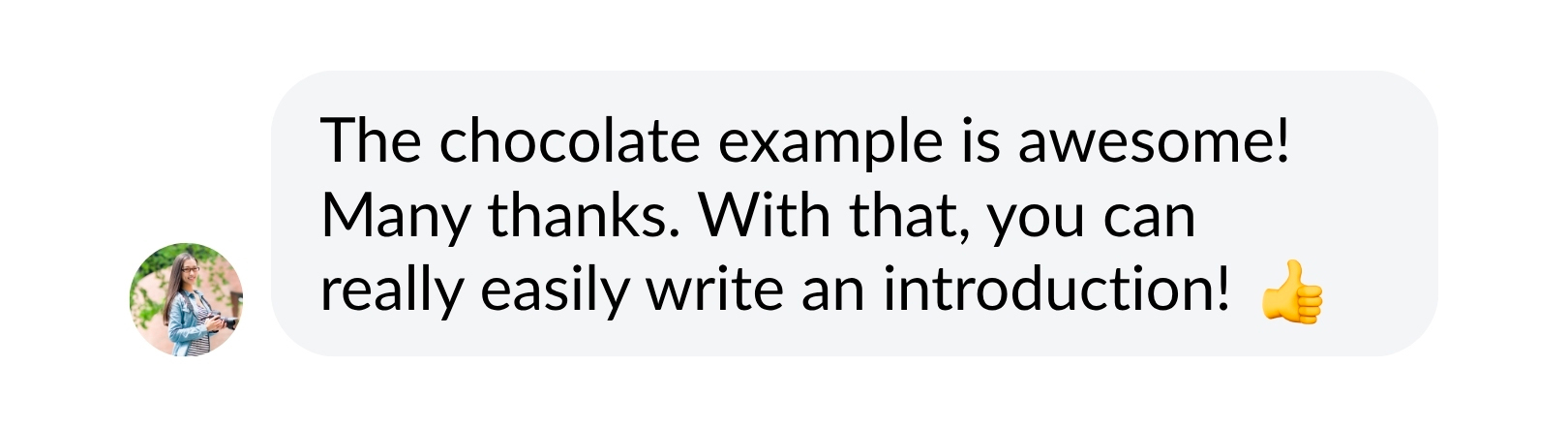 Student message