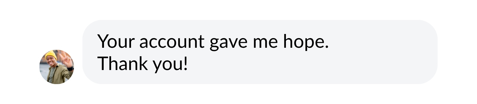 Student message