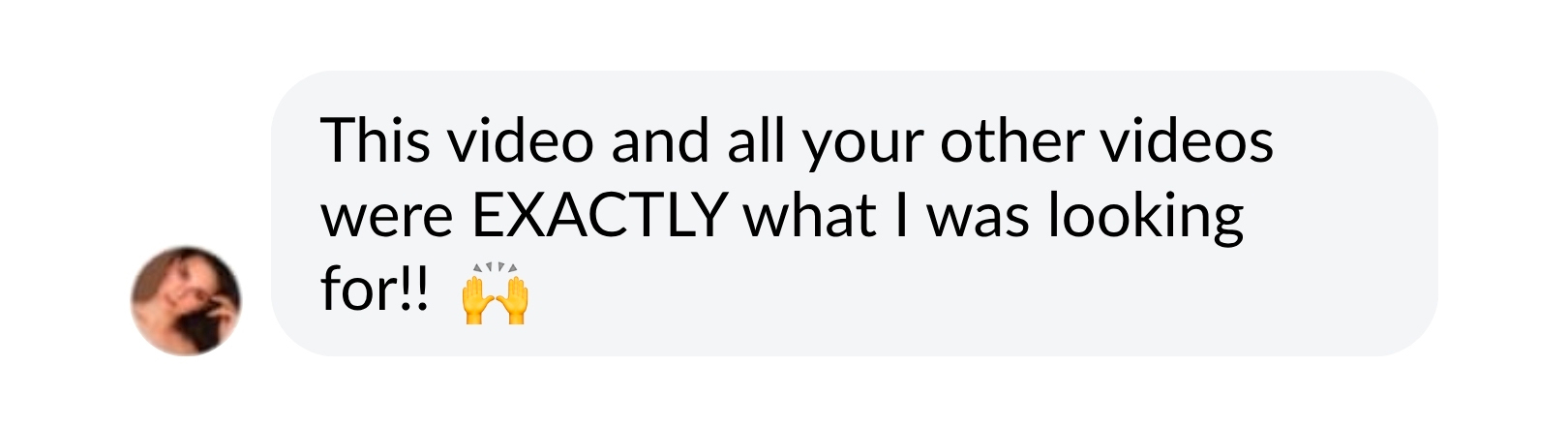 Student message