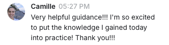 Student message