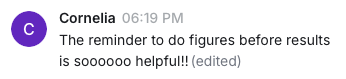 Student message