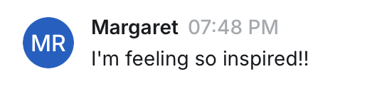 Student message