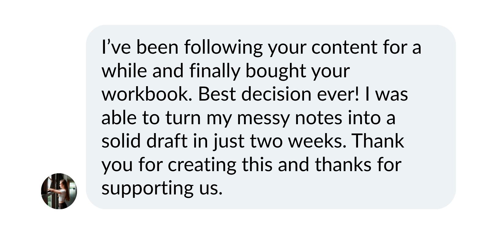 Student message