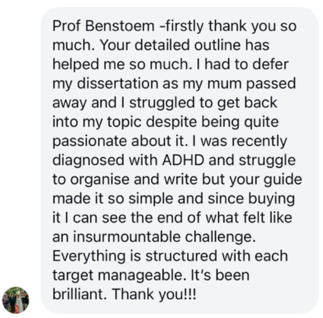 Student message
