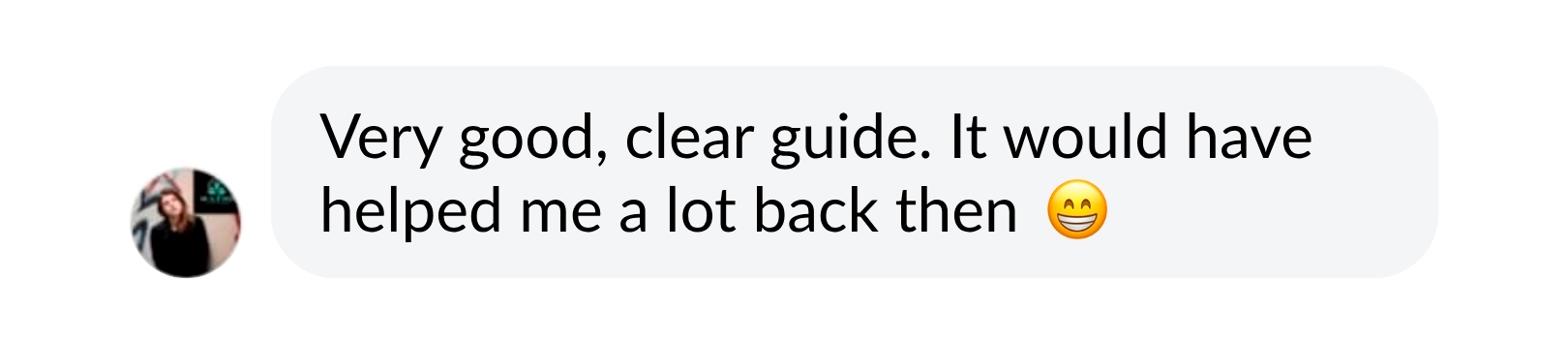 Student message
